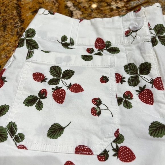 NWOT Nicole Miller New York strawberry  pants size 4 - Picture 9 of 11